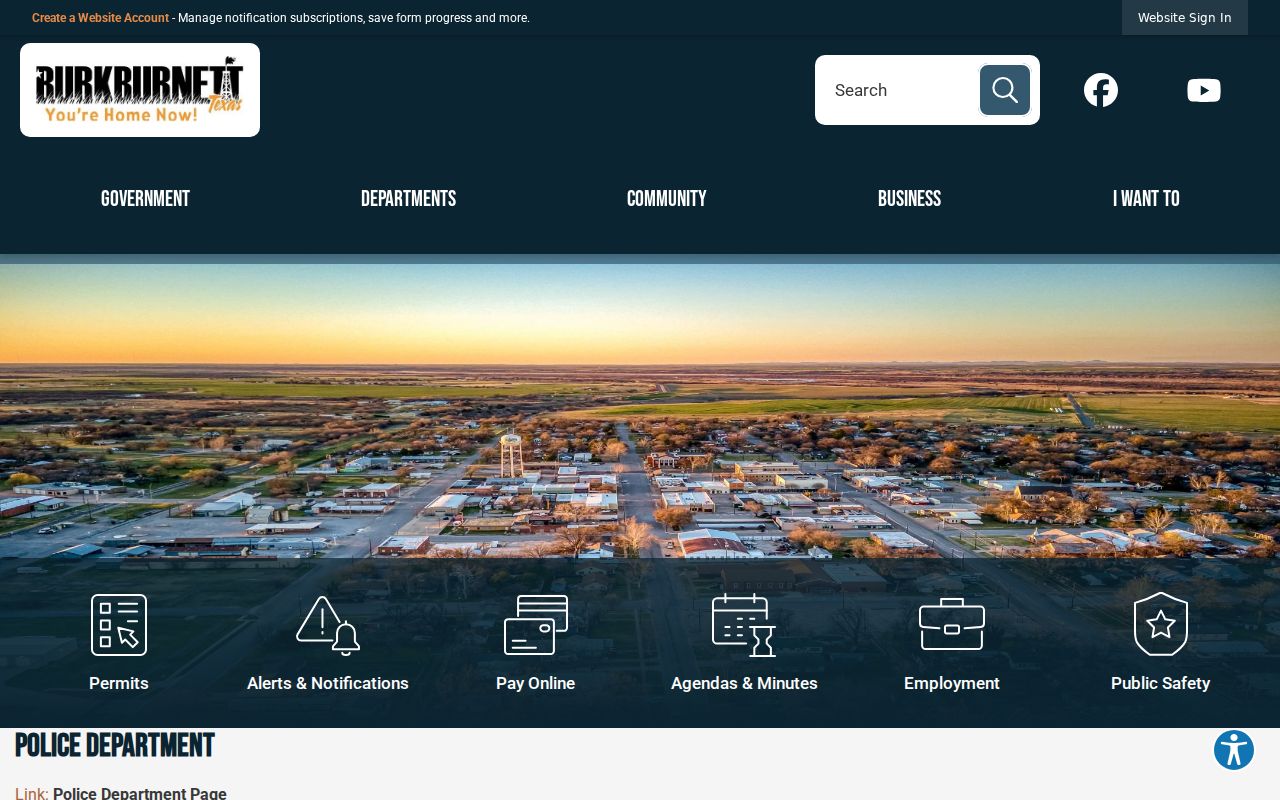 Burkburnett criminal records and Police Department directory