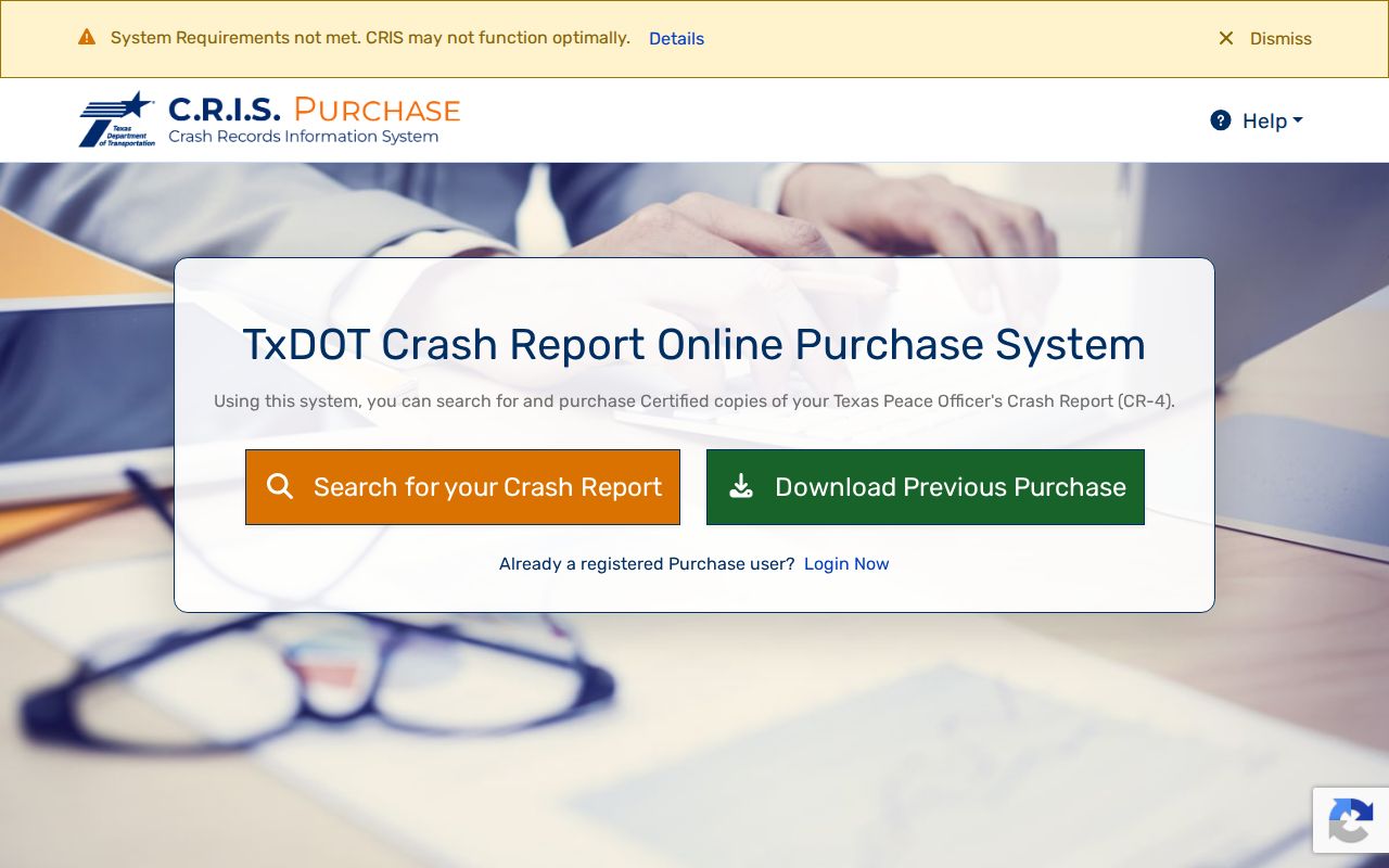 Iowa Park criminal records and TxDOT CRIS crash report search